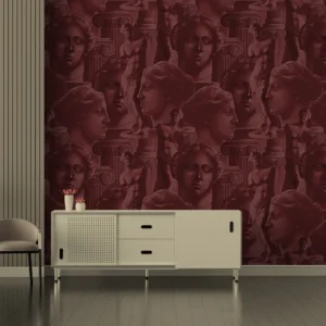 Classical Sculpture Pattern Wall Mural