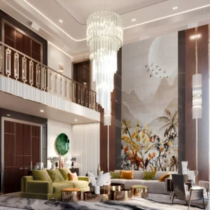 Tropical Botanical Serenity Wall Mural