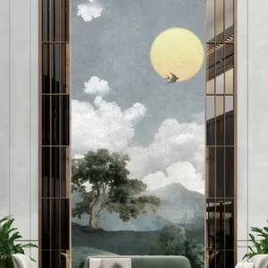 Serenity Sky Landscape Wall Mural