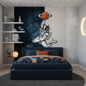 Astronaut Basketball Wall Mural