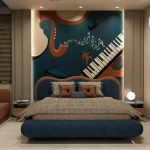 Modern Music Theme Wall Mural