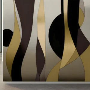 Luxury Gold Abstract Wall Mural