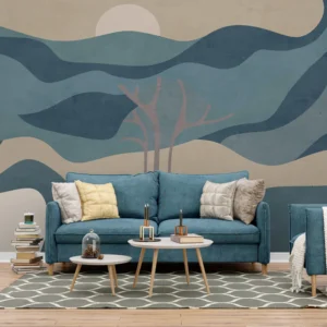 Abstract Landscape Wall Mural