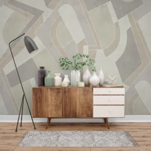 Minimal Geometric Lines Wall Mural