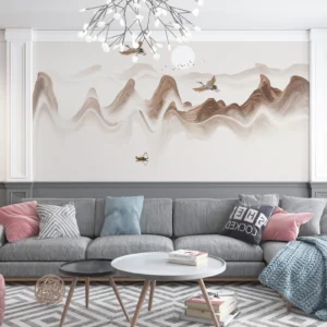 Serenity Peaks Wall Mural