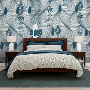 Classic Vase Pattern Wall Mural