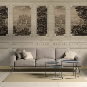 Vintage Landscape Panel Wall Mural