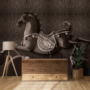Royal 3D Horse Wall Mural