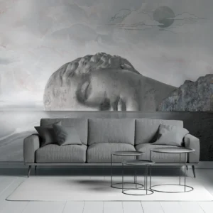 Silent Buddha Ocean Wall Mural