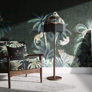 Luxury Jungle Night Wall Mural