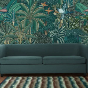 Tropical Forest Birds Wall Mural