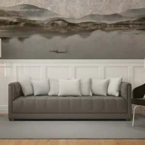 Tranquil Marble Lake Wall Mural