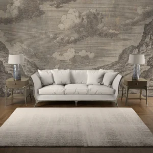 Vintage Engraved Valley Wall Mural