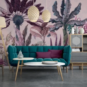 Palmyra Tropical Leaves Wall Mural