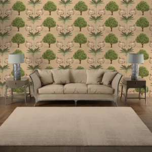 Traditional Pichwai Cow & Tree Pattern Wall Mural