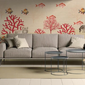 Coral Safari Fusion Wall Mural
