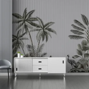 Tropical Jungle Elegance Wall Mural