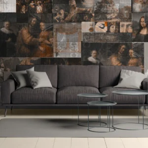 Classic Art Collage Wall Mural